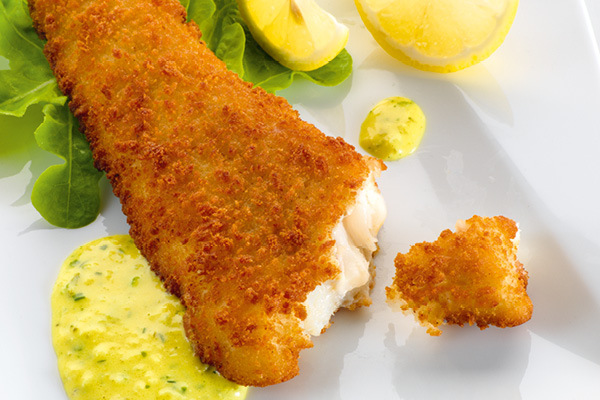 Kabeljaufilet backkruste